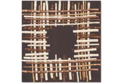 Carré en twill de soie imprimé