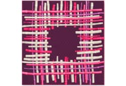 Printed silk twill carré