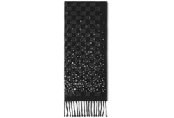 GG wool scarf with crystals