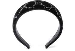 Soft velvet headband with crystals