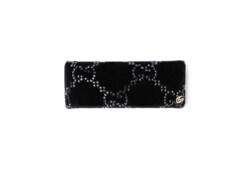 Soft velvet hair clip with crystals