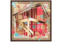 Printed silk twill carré