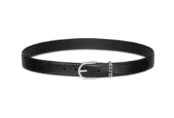Belt with stirrup buckle
