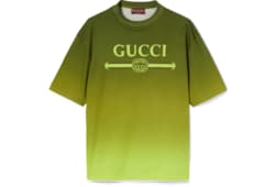 Technical cotton jersey T-shirt with print