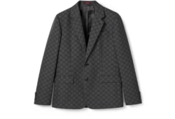 Veste de laine technique motif vichy GG