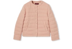 Chaqueta acolchada de lana texturizada