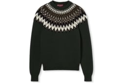 Maglione in jacquard di lana norvegese