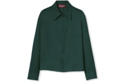 Camicia in seta jacquard con Incrocio GG