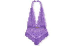 Body in tulle con pizzo floreale