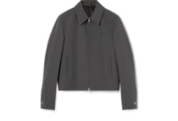 Jacke aus technischem Panama-Stoff