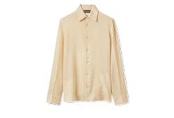 Camicia in seta GG jacquard