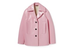 Jacke aus Naplakleder