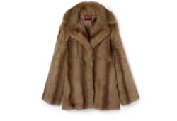 Chaquetón de borreguillo suave con degradado