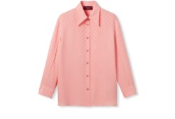 Bluse aus GG Seidenjacquard