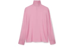 Silk stretch chiffon shirt