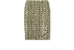 Jupe en coton et laine bouclés