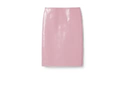 Naplak leather skirt