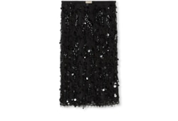 Jupe en dentelle avec sequins brodés