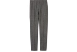 Wool mouliné trousers
