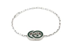 Bracciale Gucci Interlocking con ciondolo