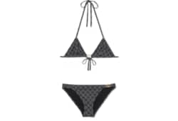 Printed GG stretch jersey bikini