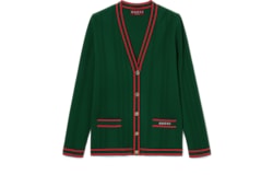 Cardigan avec finitions à rayures