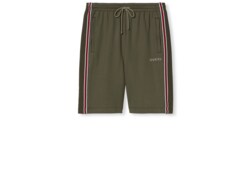 Cotton piquet shorts with embroidery
