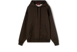 Extra fine knit hooded sweater