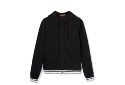 Veste zippée à capuche en jersey technique