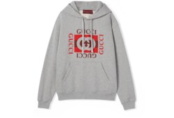 Printed cotton jersey sweatshirt