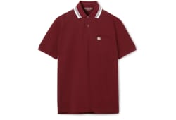 Polo in piquet di cotone con ricamo