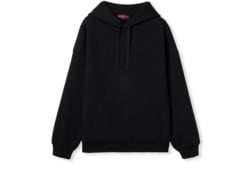 Double cotton jersey sweatshirt with logo