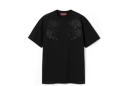 Cotton jersey T-shirt with embroidery