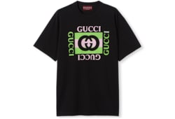 Camiseta de punto de algodón estampado