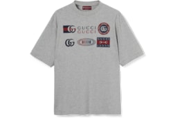 Camiseta de punto de algodón estampado