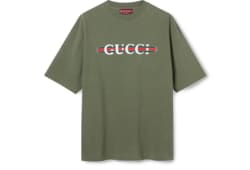 T-Shirt aus schwerem Baumwolljersey mit Print