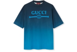 Technical cotton jersey T-shirt with print