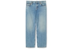 Pantalón de denim de ajuste recto