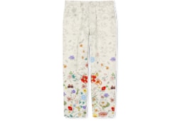 Pantalone in denim stampato