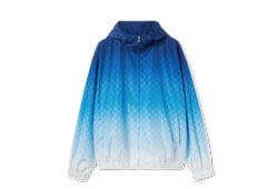 Chaqueta de popelina estampada con cremallera