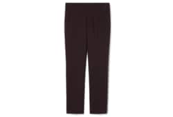 Pantalone in lana stretch con ricamo