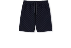 Shorts in viscosa di cotone doppiato con stampa