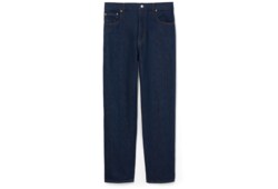 Pantalon en denim de coton coupe ajustée