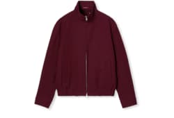 Veste en gabardine de coton avec logo