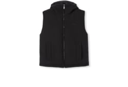 Gilet reversibile in lana bouclé