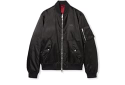 Heavy nylon canvas bomber jacket