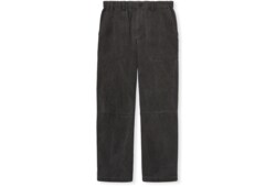 Pantalon en toile de coton délavé avec logo