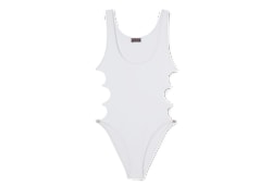 Badeanzug aus schillerndem Stretch-Jersey