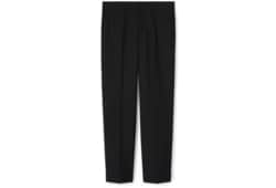 Pantalone in twill misto lana con logo