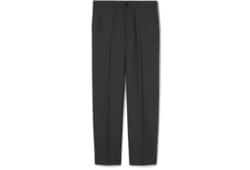 Pantalon en serge de laine mélangée avec logo